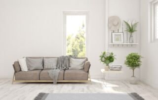 Renovatiebehang glad.